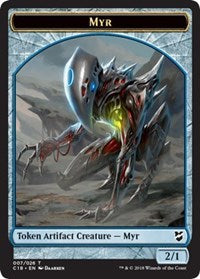 Myr (007) // Thopter (008) Double-sided Token [Commander 2018 Tokens] | Webway Games