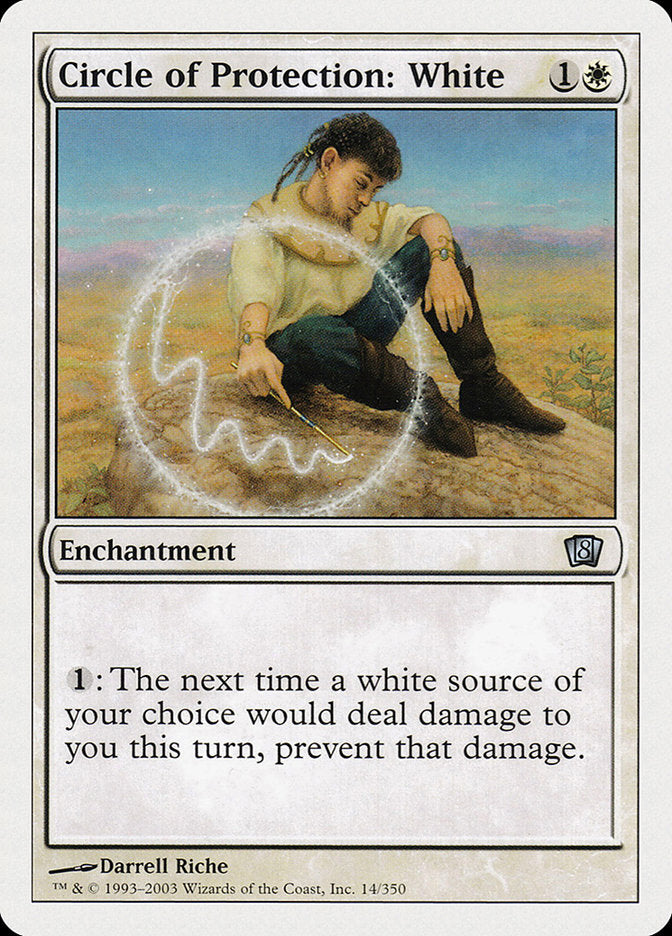 Circle of Protection: White [Eighth Edition] | Webway Games