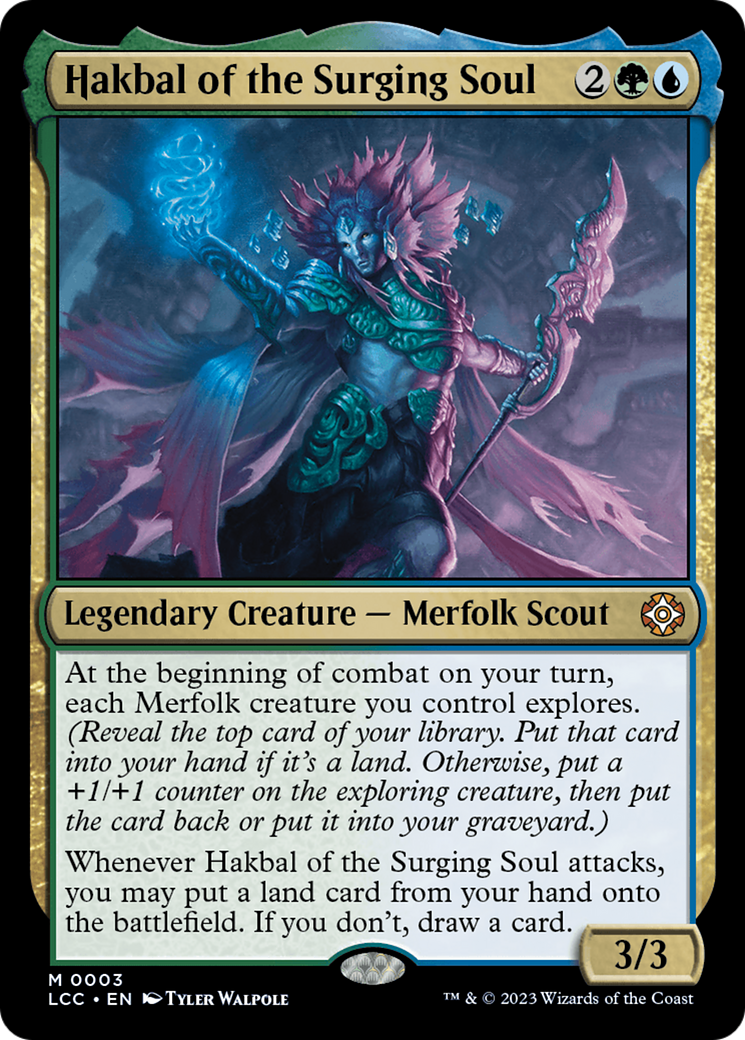 Hakbal of the Surging Soul [The Lost Caverns of Ixalan Commander] | Webway Games