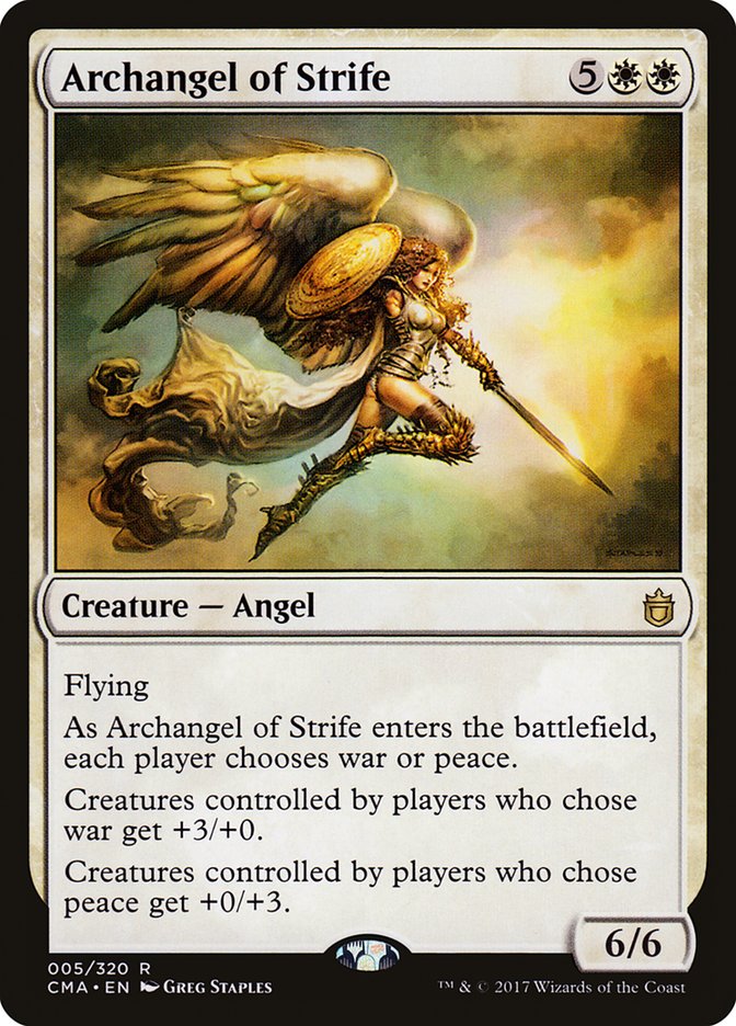Archangel of Strife [Commander Anthology] | Webway Games