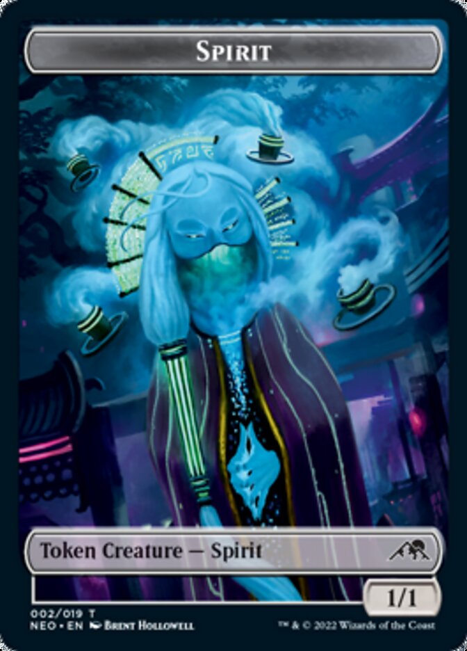 Thopter // Spirit (002) Double-sided Token [Kamigawa: Neon Dynasty Commander Tokens] | Webway Games