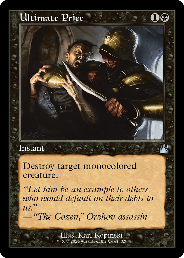 Ultimate Price (Retro Frame) [Ravnica Remastered] | Webway Games