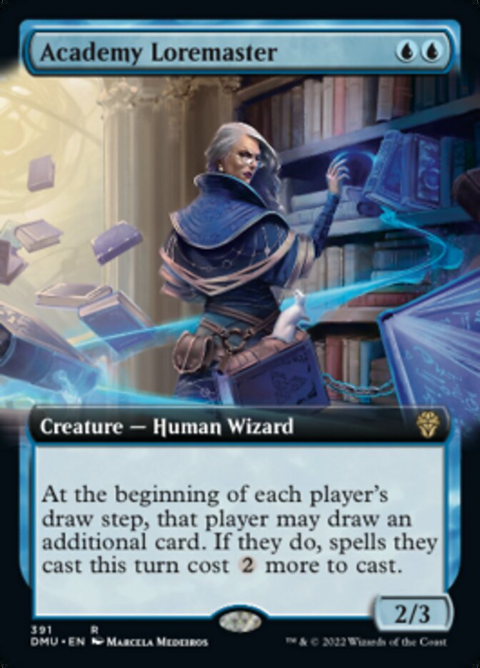 Academy Loremaster (Extended Art) [Dominaria United] | Webway Games