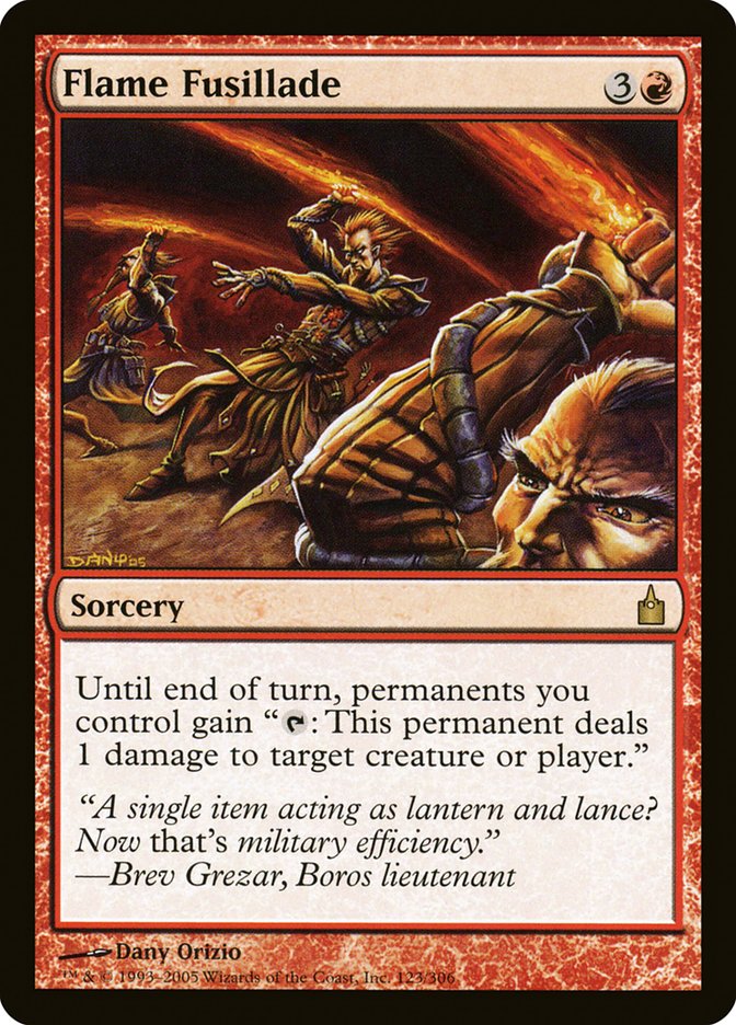Flame Fusillade [Ravnica: City of Guilds] | Webway Games