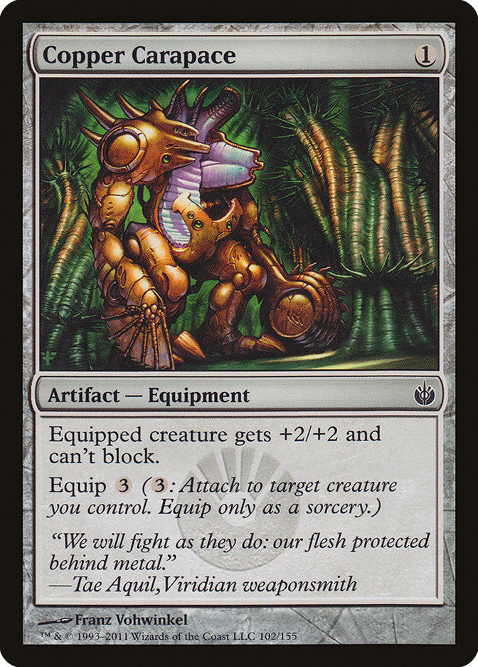 Copper Carapace [Mirrodin Besieged] | Webway Games