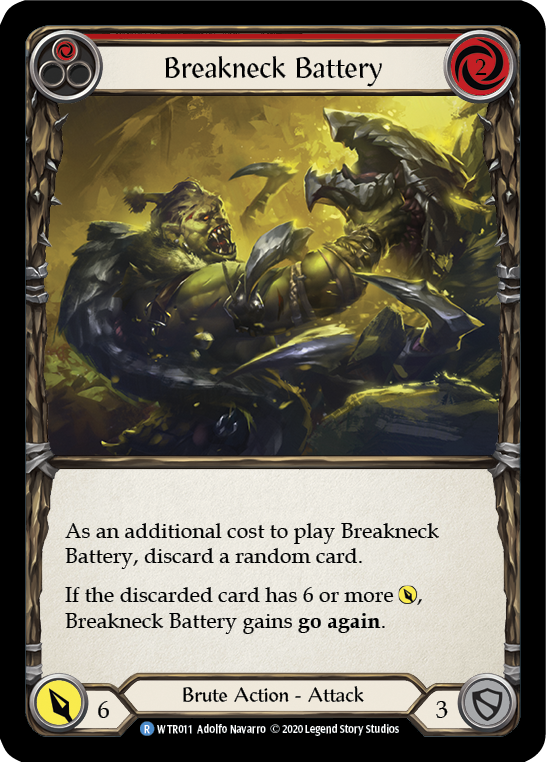 Breakneck Battery (Red) [U-WTR011] (Welcome to Rathe Unlimited)  Unlimited Normal | Webway Games