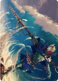 Tazeem Roilmage Art Card [Zendikar Rising Art Series] | Webway Games