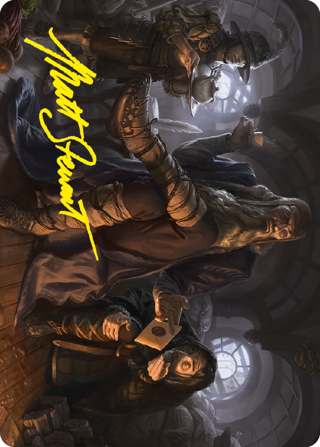 Sharkey, Tyrant of the Shire Art Card (Gold-Stamped Signature) [The Lord of the Rings: Tales of Middle-earth Art Series] | Webway Games