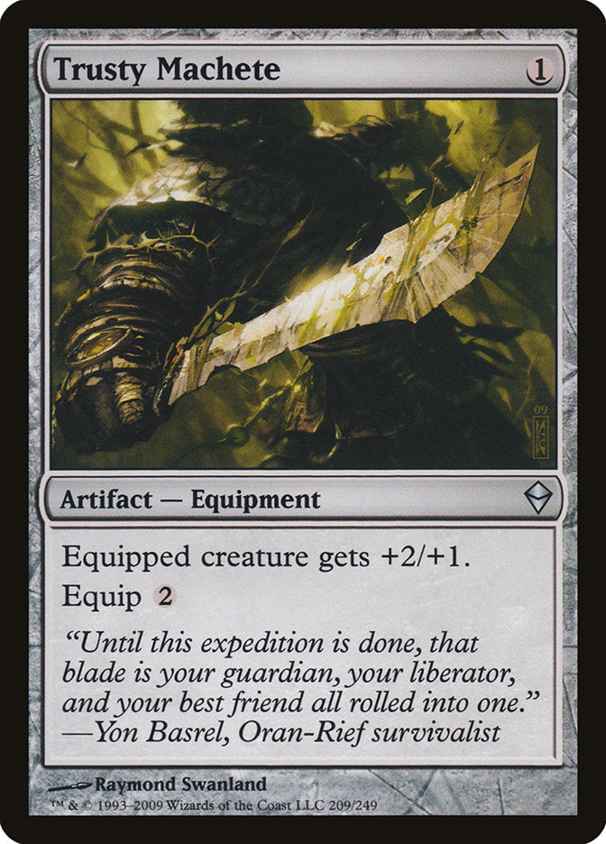 Trusty Machete [Zendikar] | Webway Games
