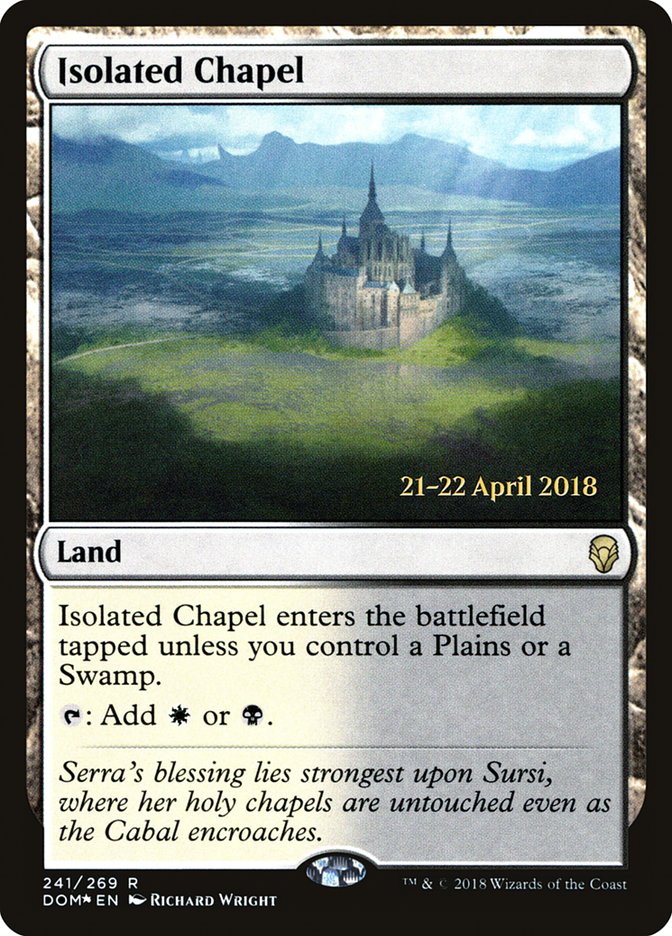 Isolated Chapel  (Prerelease) [Dominaria Prerelease Promos] | Webway Games