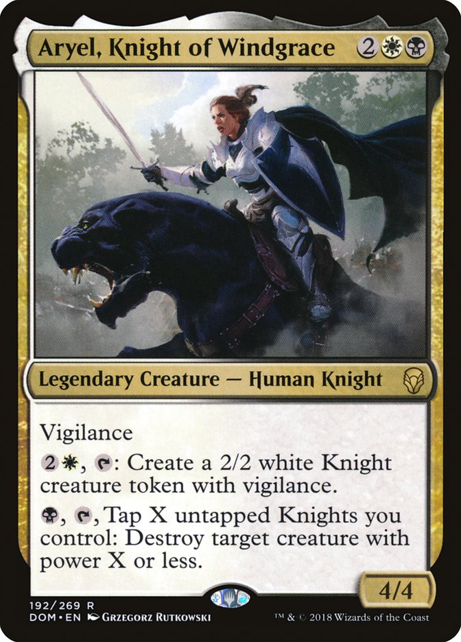 Aryel, Knight of Windgrace [Dominaria] | Webway Games