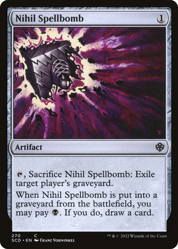 Nihil Spellbomb [Starter Commander Decks] | Webway Games