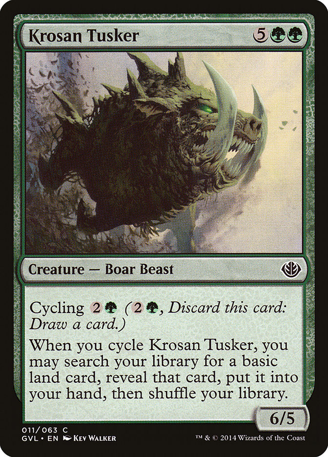 Krosan Tusker (Garruk vs. Liliana) [Duel Decks Anthology] | Webway Games