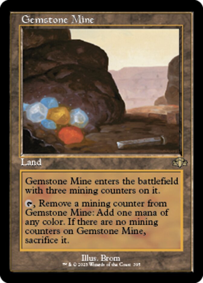 Gemstone Mine (Retro) [Dominaria Remastered] | Webway Games