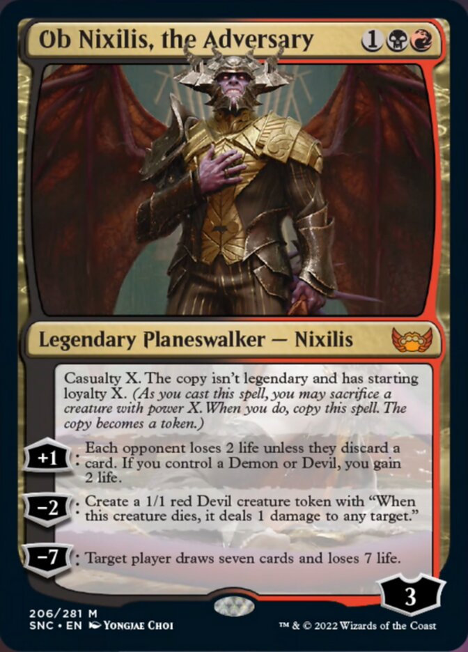 Ob Nixilis, the Adversary [Streets of New Capenna] | Webway Games