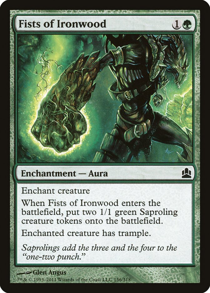 Fists of Ironwood [Commander 2011] | Webway Games