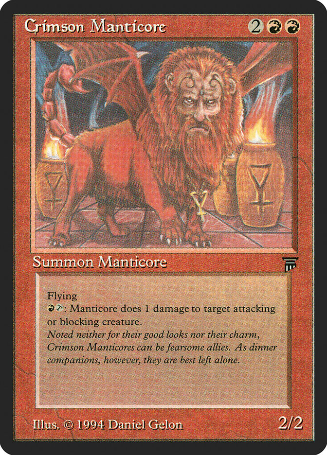 Crimson Manticore [Legends] | Webway Games