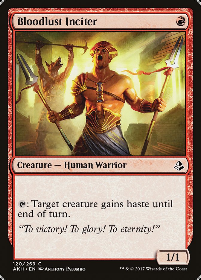 Bloodlust Inciter [Amonkhet] | Webway Games
