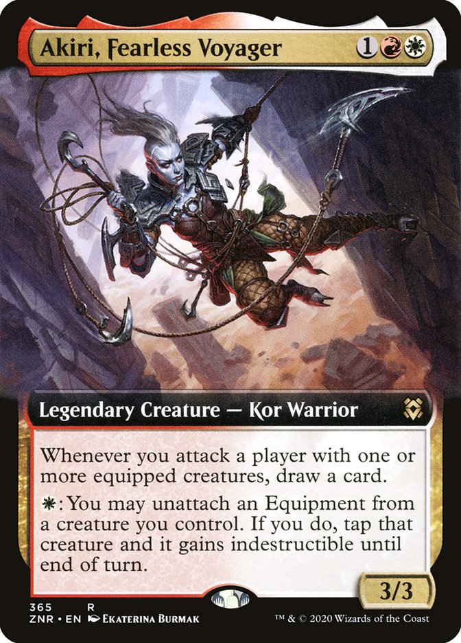 Akiri, Fearless Voyager (Extended Art) [Zendikar Rising] | Webway Games