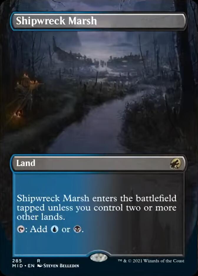 Shipwreck Marsh (Borderless) [Innistrad: Midnight Hunt] | Webway Games