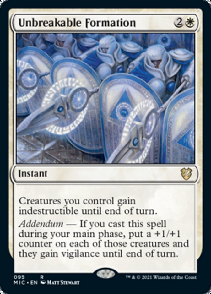 Unbreakable Formation [Innistrad: Midnight Hunt Commander] | Webway Games