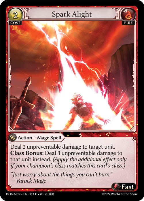 Spark Alight (153) [Dawn of Ashes: Alter Edition] | Webway Games