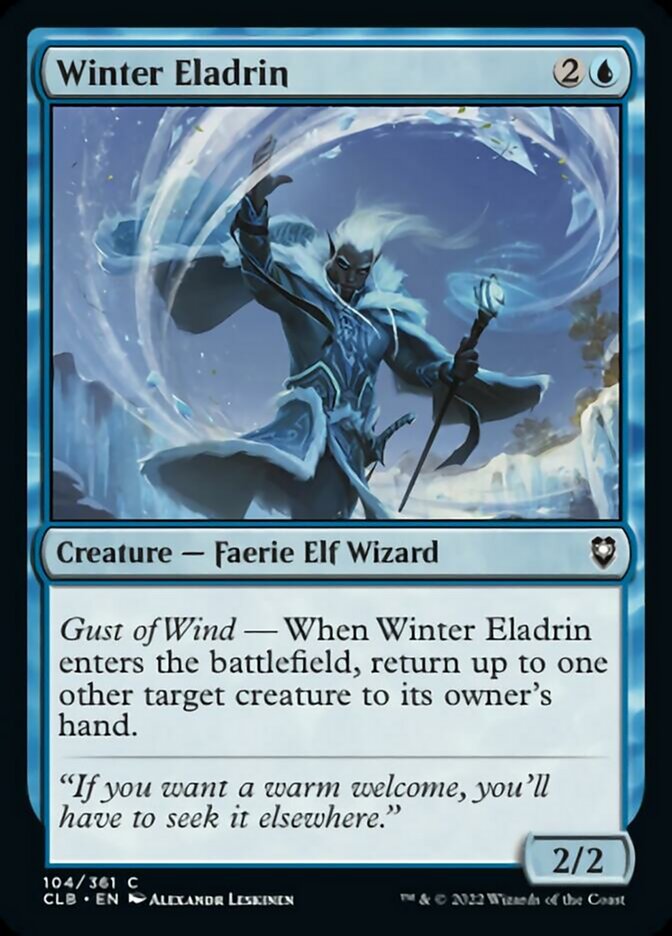 Winter Eladrin [Commander Legends: Battle for Baldur's Gate] | Webway Games