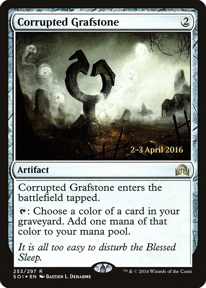 Corrupted Grafstone (Prerelease) [Shadows over Innistrad Prerelease Promos] | Webway Games