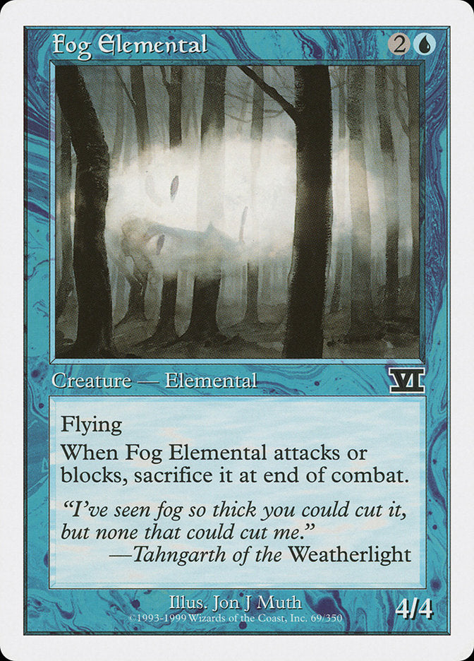 Fog Elemental [Classic Sixth Edition] | Webway Games