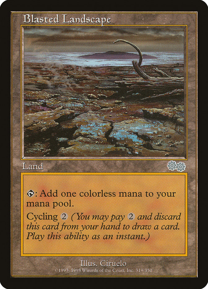 Blasted Landscape [Urza's Saga] | Webway Games