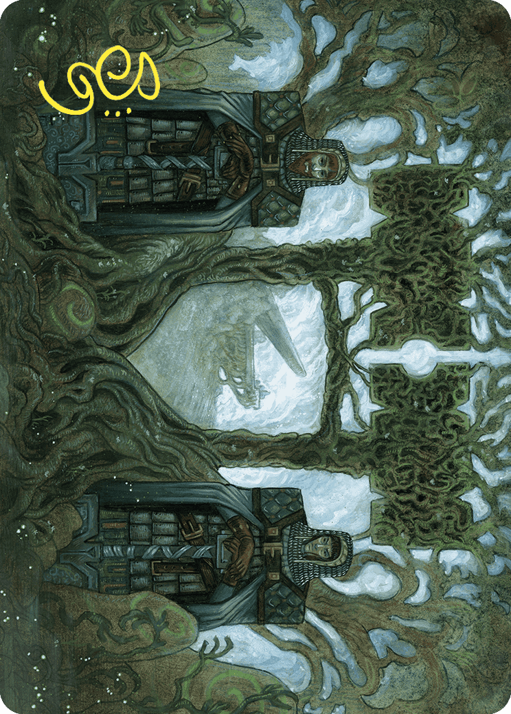 Court of Garenbrig Art Card (Gold-Stamped Signature) [Wilds of Eldraine Art Series] | Webway Games