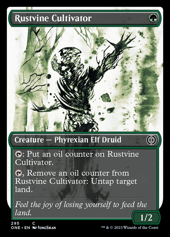 Rustvine Cultivator (Showcase Ichor) [Phyrexia: All Will Be One] | Webway Games