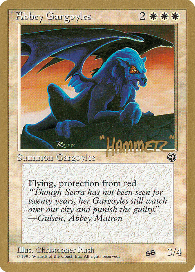 Abbey Gargoyles (Shawn "Hammer" Regnier) (SB) [Pro Tour Collector Set] | Webway Games