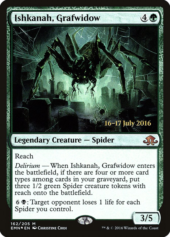 Ishkanah, Grafwidow  (Prerelease) [Eldritch Moon Prerelease Promos] | Webway Games