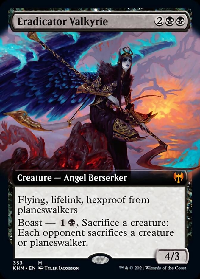 Eradicator Valkyrie (Extended Art) [Kaldheim] | Webway Games