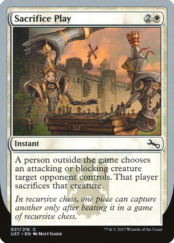 Sacrifice Play [Unstable] | Webway Games