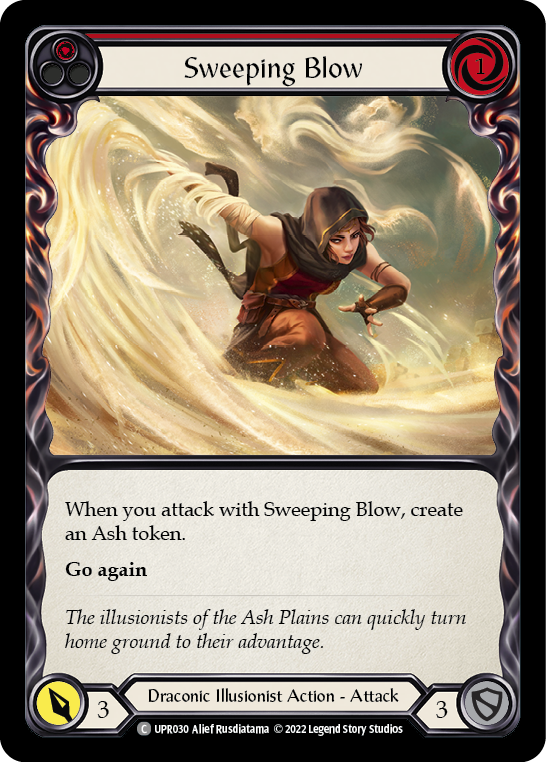 Sweeping Blow (Red) [UPR030] (Uprising)  Rainbow Foil | Webway Games