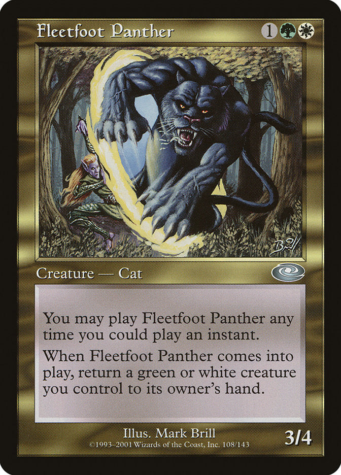 Fleetfoot Panther [Planeshift] | Webway Games