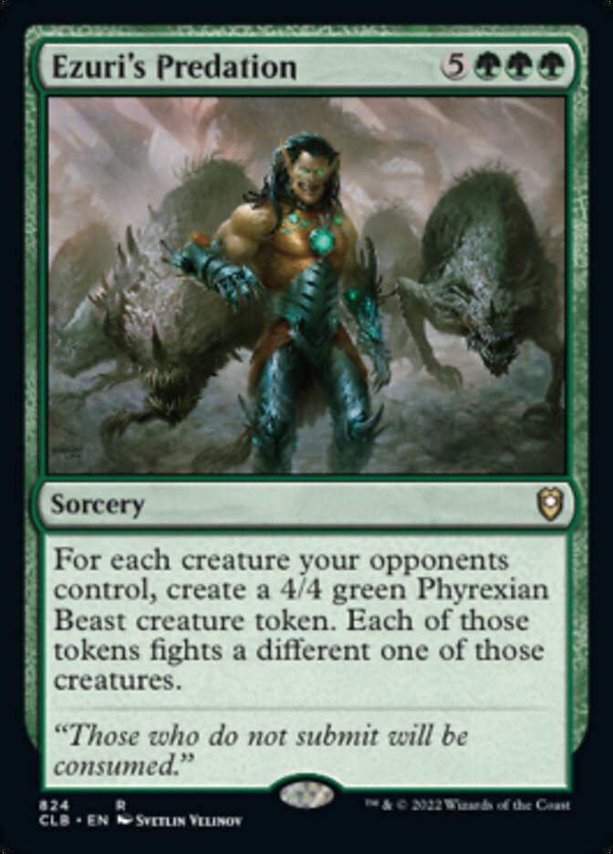 Ezuri's Predation [Commander Legends: Battle for Baldur's Gate] | Webway Games