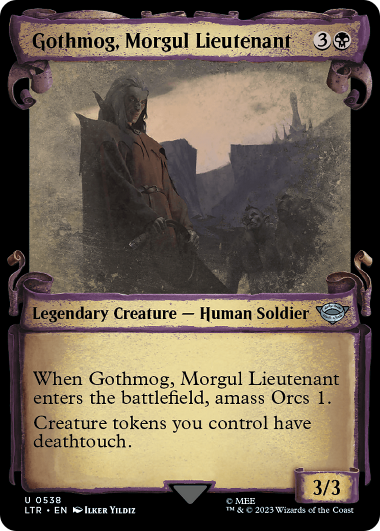 Gothmog, Morgul Lieutenant [The Lord of the Rings: Tales of Middle-Earth Showcase Scrolls] | Webway Games