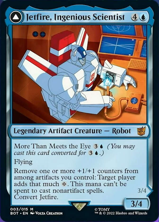 Jetfire, Ingenious Scientist // Jetfire, Air Guardian [Universes Beyond: Transformers] | Webway Games