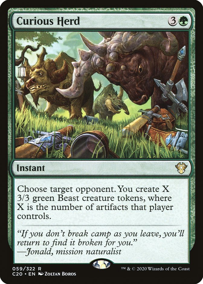 Curious Herd [Commander 2020] | Webway Games