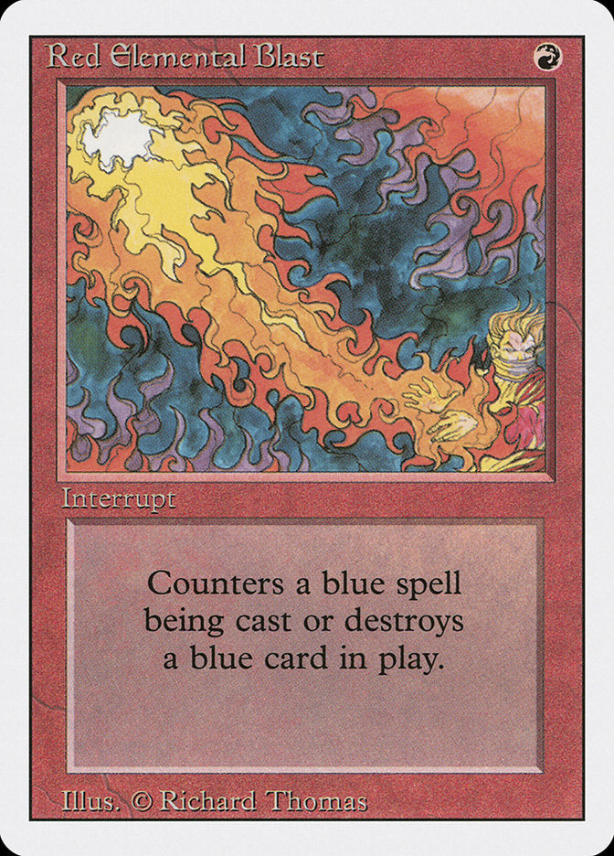 Red Elemental Blast [Revised Edition] | Webway Games