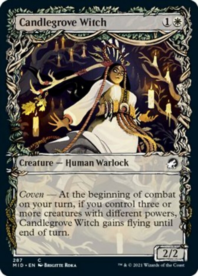 Candlegrove Witch (Showcase Equinox) [Innistrad: Midnight Hunt] | Webway Games