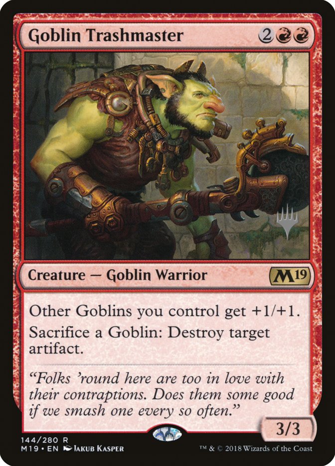 Goblin Trashmaster (Promo Pack) [Core Set 2019 Promos] | Webway Games