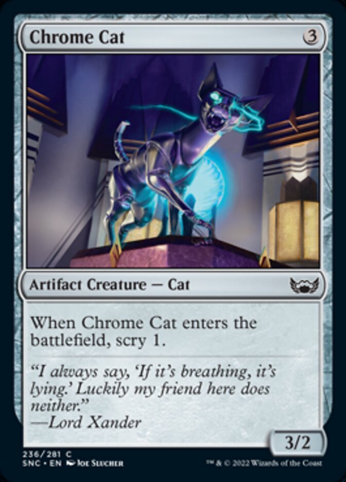 Chrome Cat [Streets of New Capenna] | Webway Games