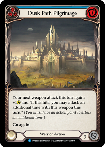 Dusk Path Pilgrimage (Blue) [MON112] 1st Edition Normal