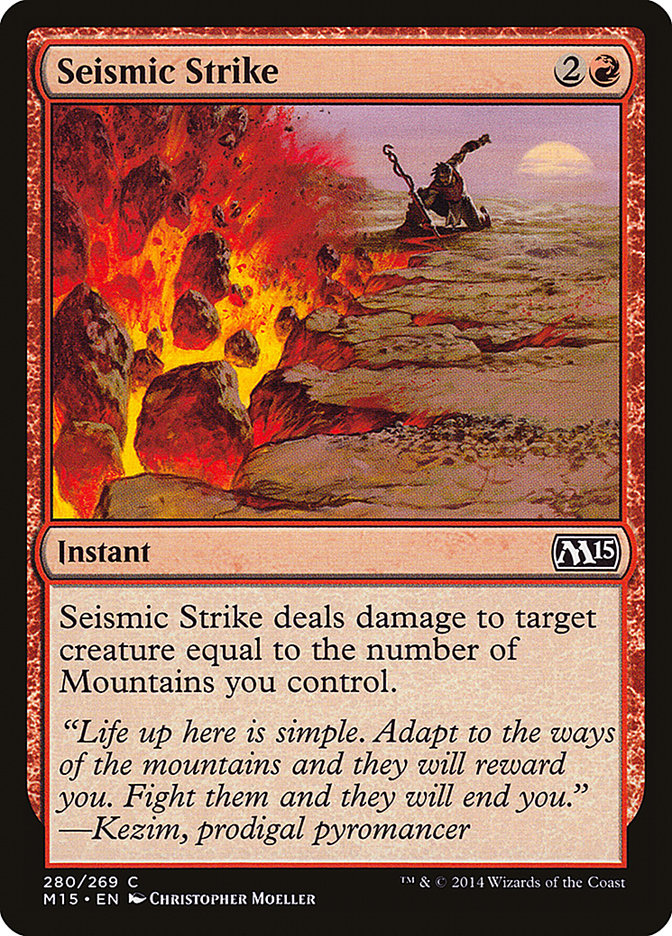 Seismic Strike [Magic 2015] | Webway Games
