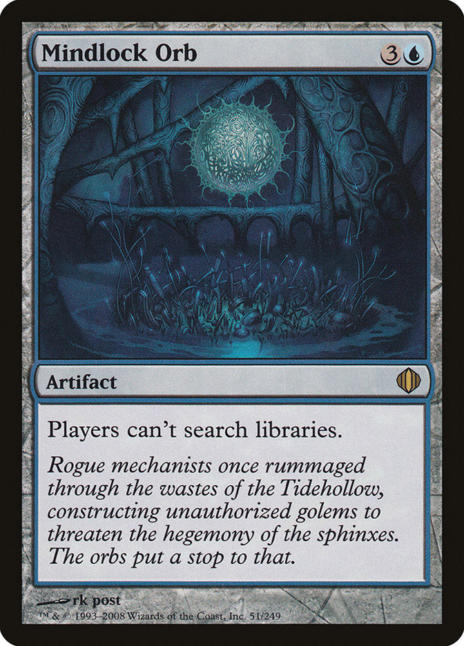 Mindlock Orb [Shards of Alara] | Webway Games