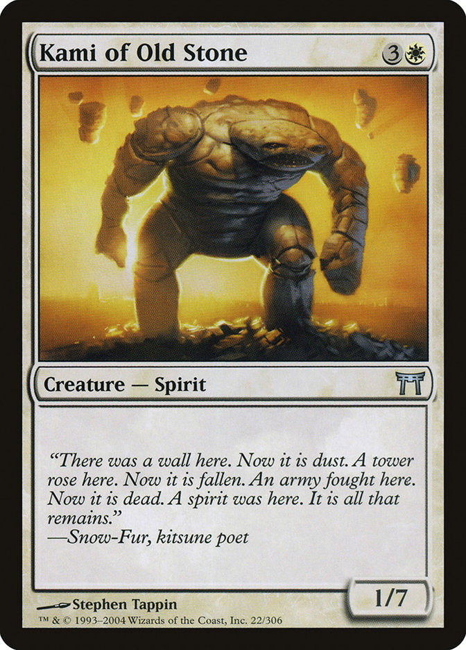 Kami of Old Stone [Champions of Kamigawa] | Webway Games